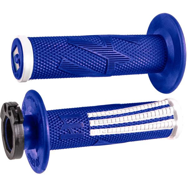 ODI EMIG2 PRO Lock On V2 Grip Blue White For KTM MXC 380 1997-2016